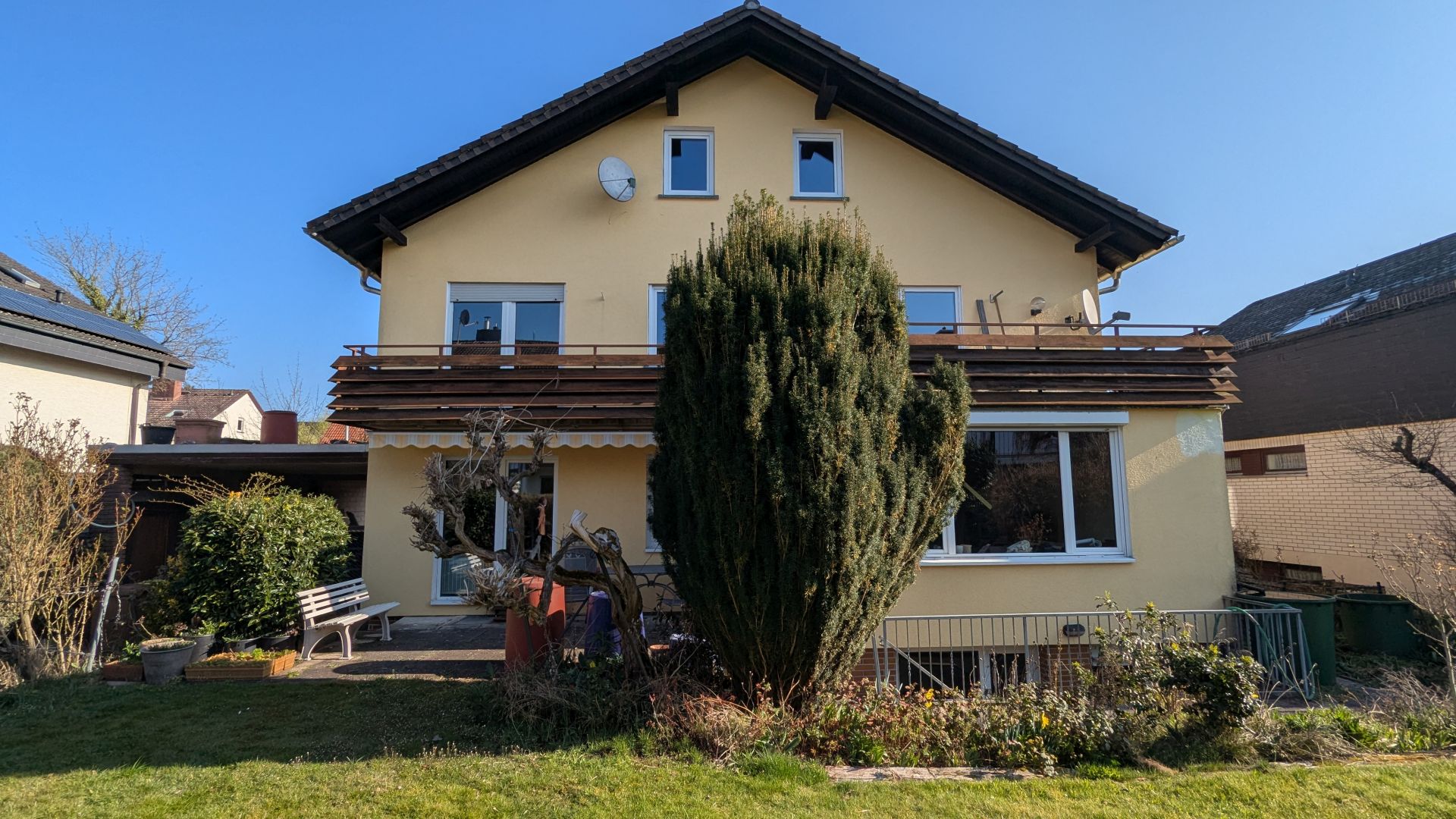 Hauptansicht des Hauses